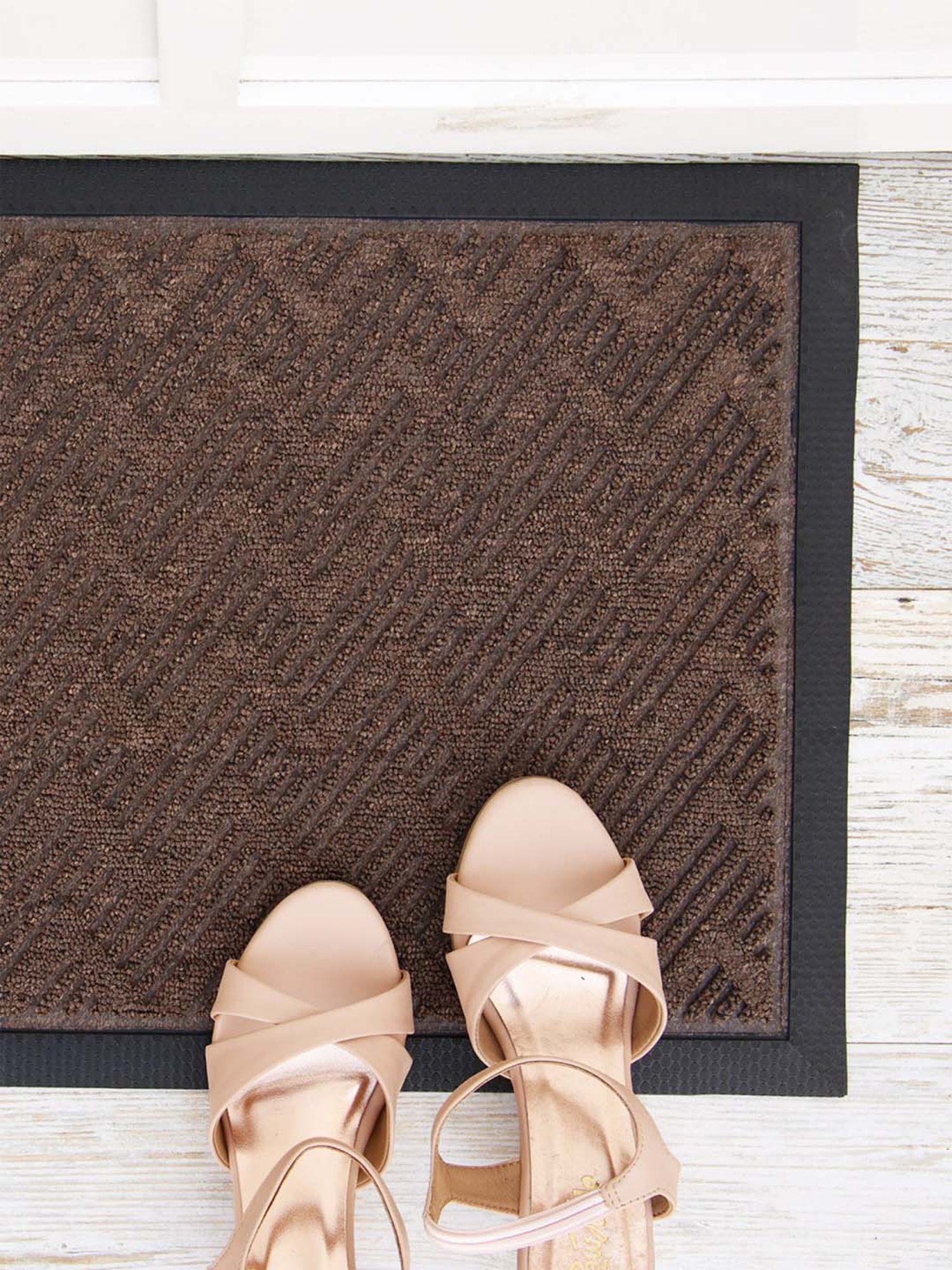 Freelance Grey PVC Set of 1 Door Mats