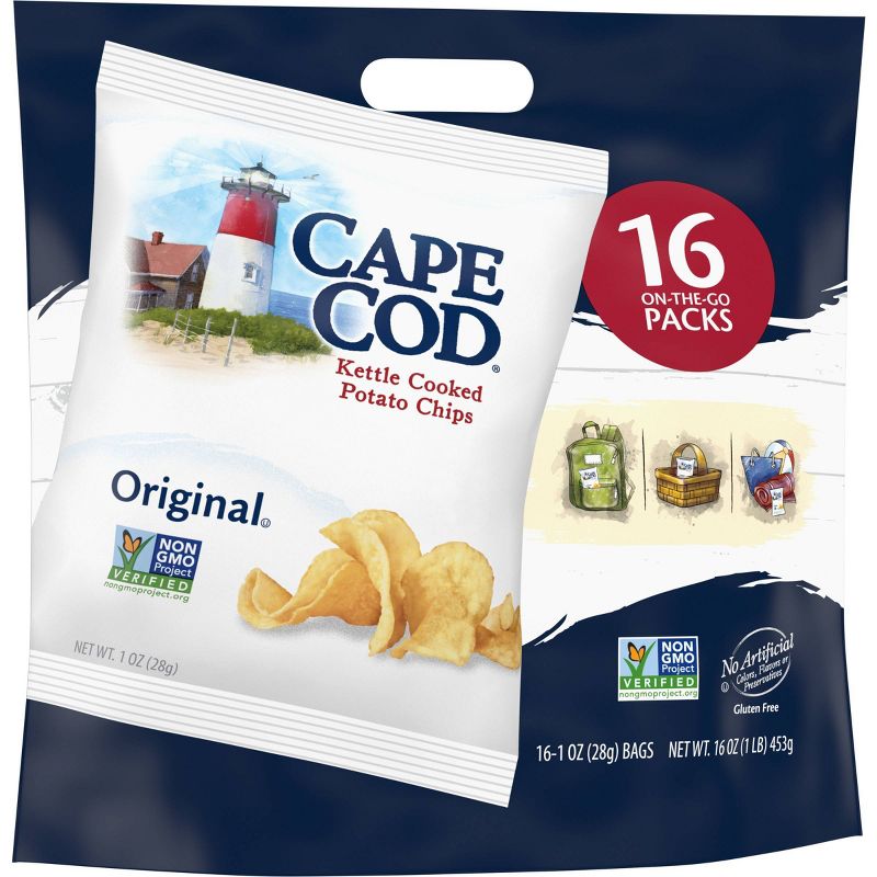 Cape Cod Original Potato Chips Multipack - 16oz