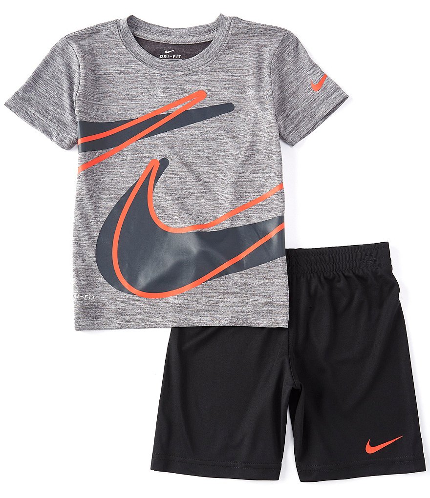 Nike Little Boys 4-7 Short-Sleeve Dropset Tee & Shorts Set