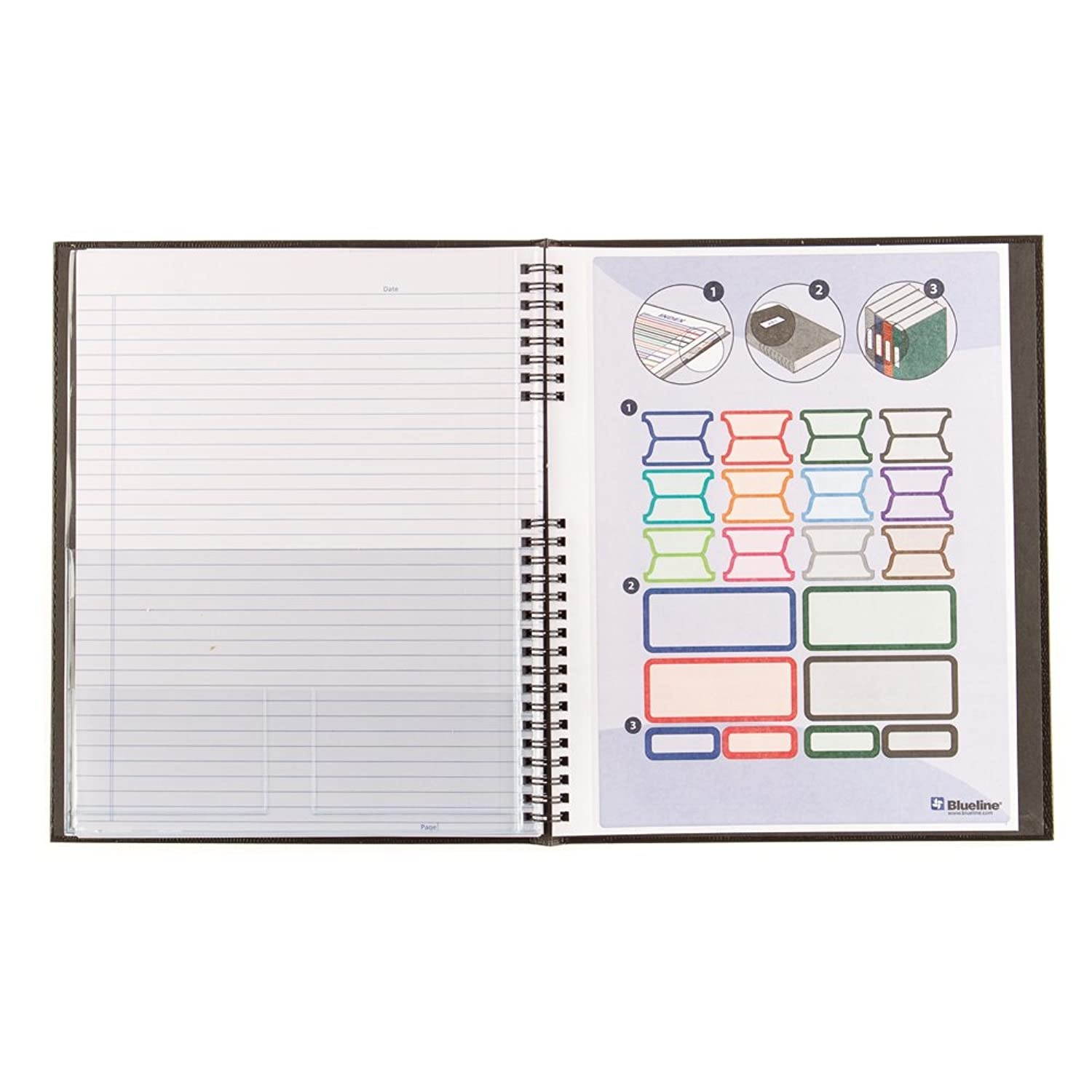 Blueline NotePro Notebook, Black, 11 x 8.5 inches, 200 Pages (A10200.BLK)