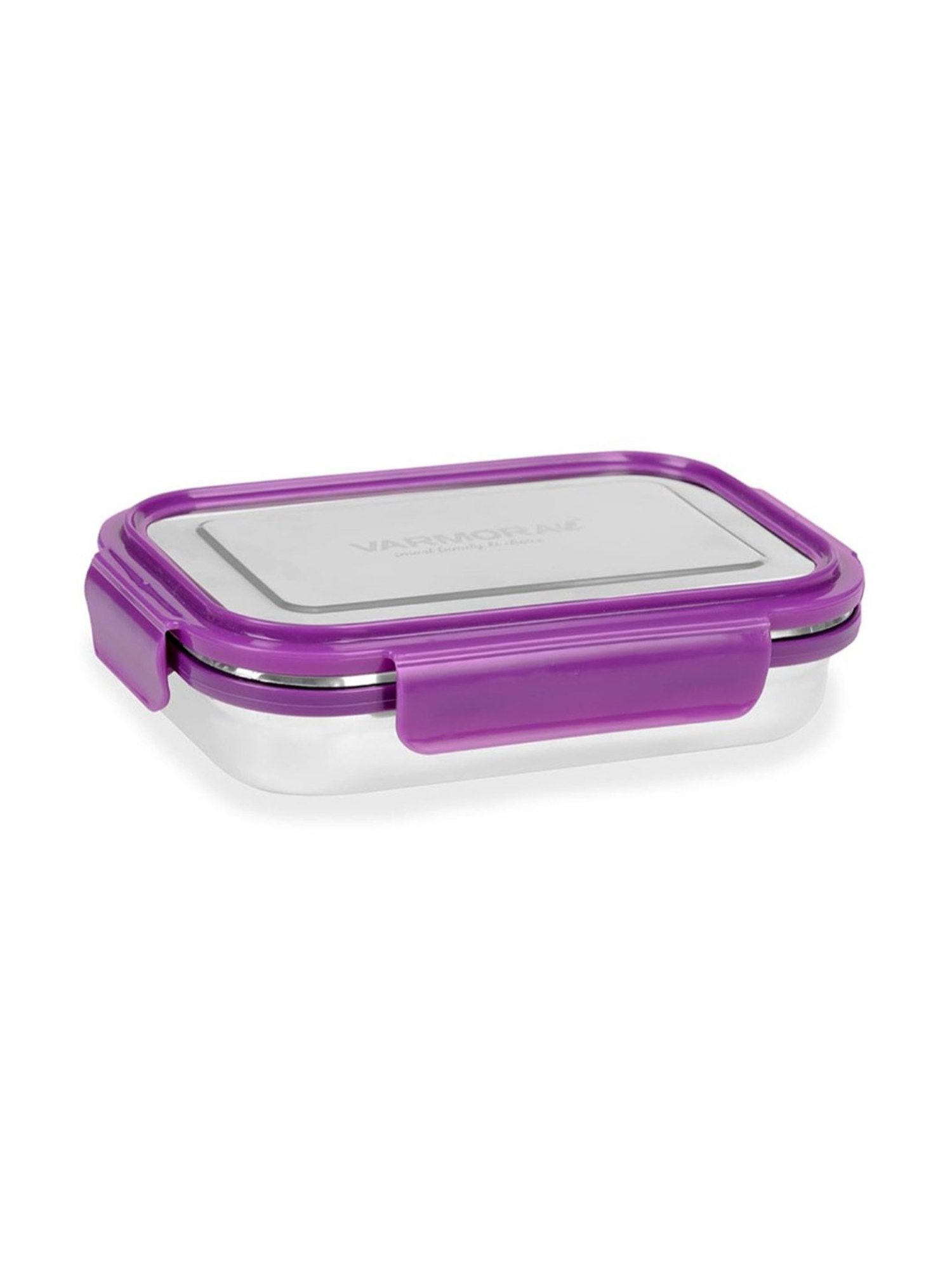 Varmora Violet Stainless Steel Lunch Box - Set of 2