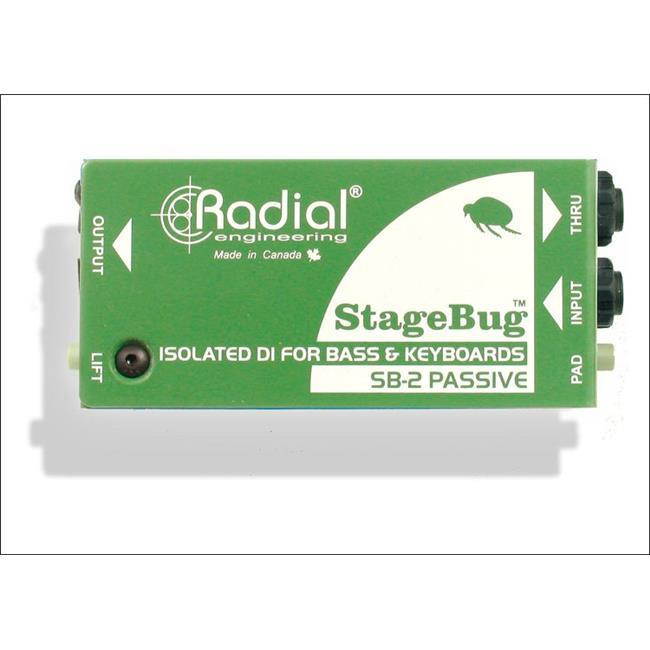 Radial Engineering RAD-SB-2 Compact Passive DI for Bass & Keyboards with Stereo to Mono Mix