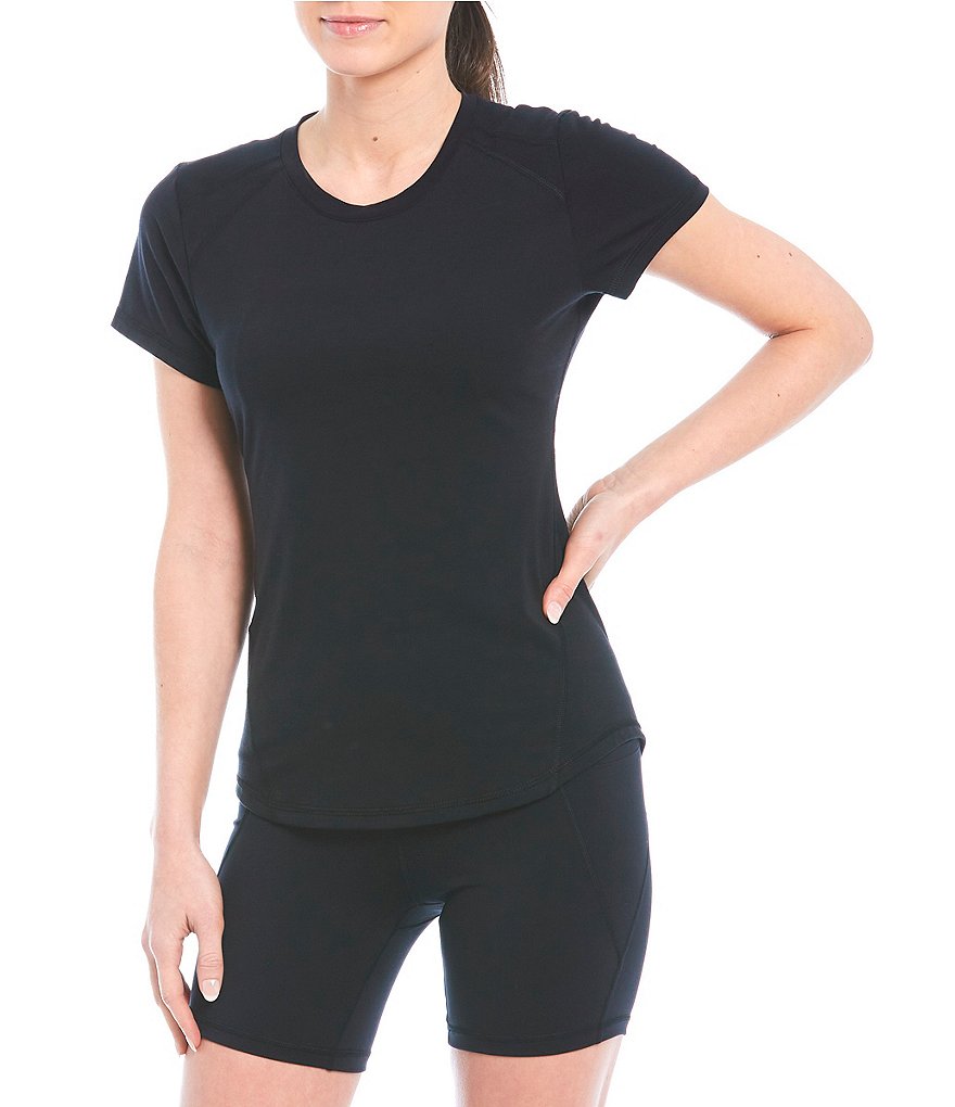 IBKUL Pricilla Print Long Sleeve Mock Neck Top