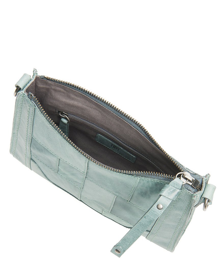 Frye Melissa Patchwork Leather Top Zip Crossbody Bag