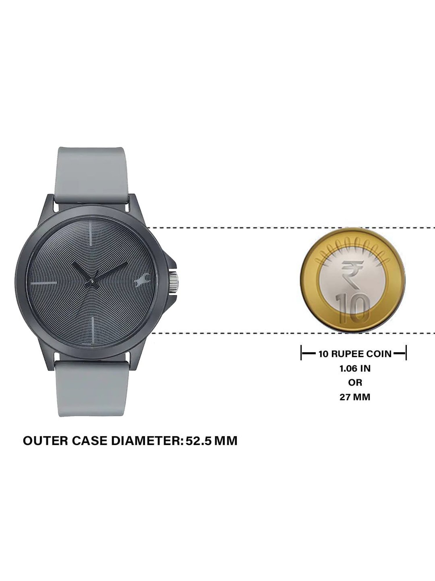 Fastrack 38024PP63W Tees Unisex Analog Watch