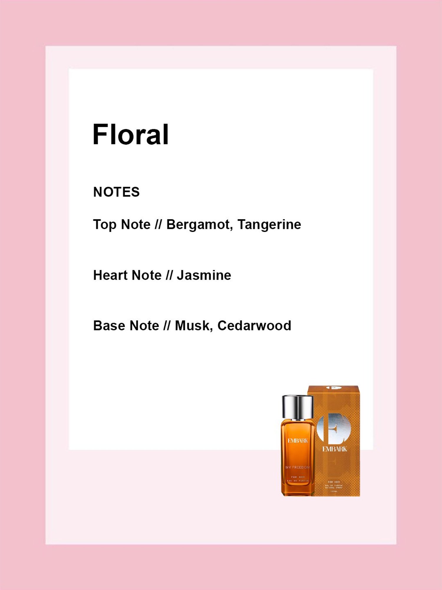 Embark My Freedom for Her Eau de Parfum - 100 ml