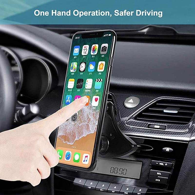 Slot Car Grips Phone Holder for Collapsible GripSocket Mount Users Air Vent Clip Car Mount for Phone Stand Compatible with iPhone 11 Pro Max XR Xs X 8 7 Plus Galaxy Note10 9 S10