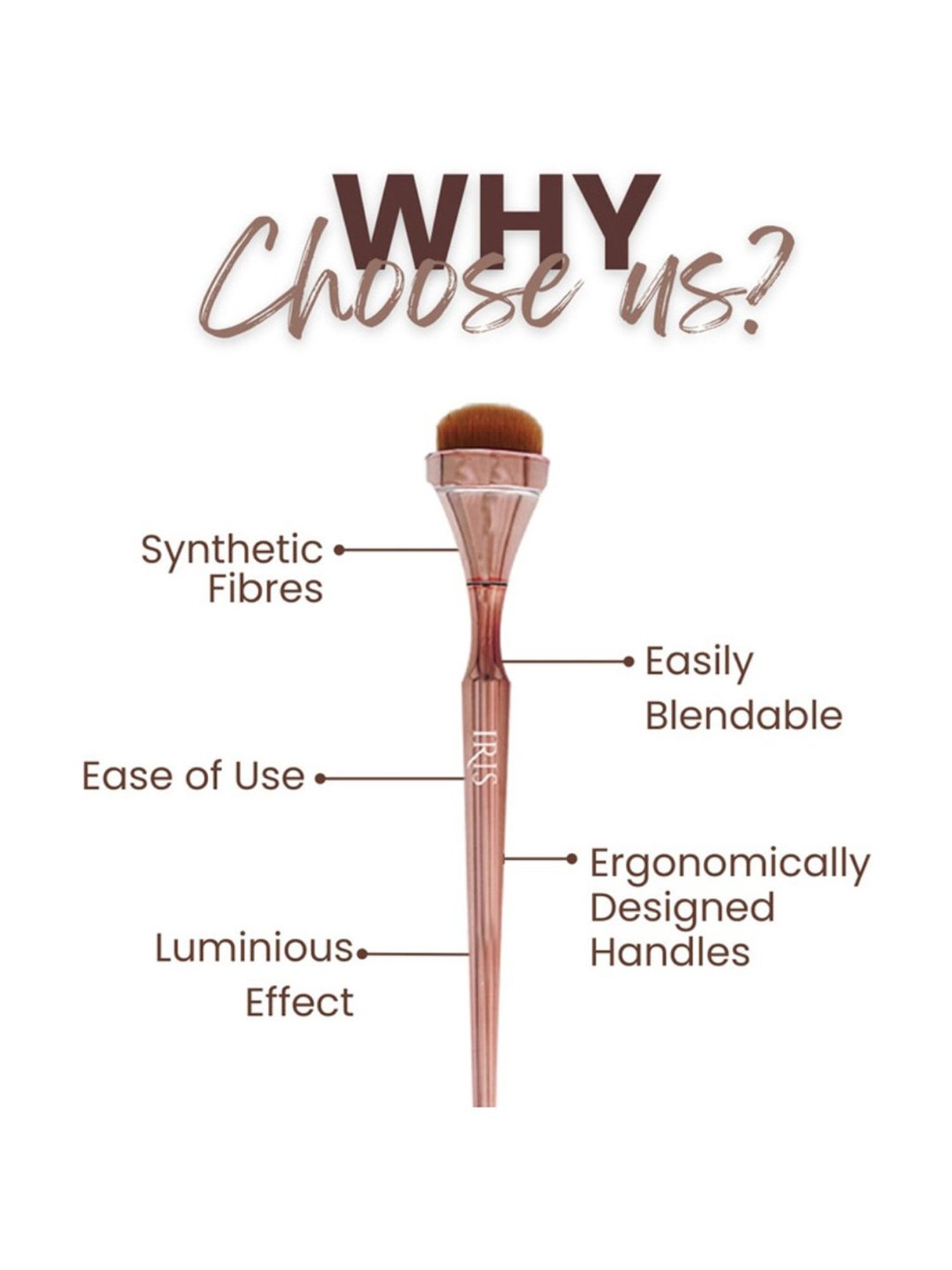 Iris Cosmetics Luminous HD Nose Contour Brush