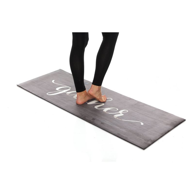 20"x34" Medallion Accent Kitchen Rug Blue - Threshold™