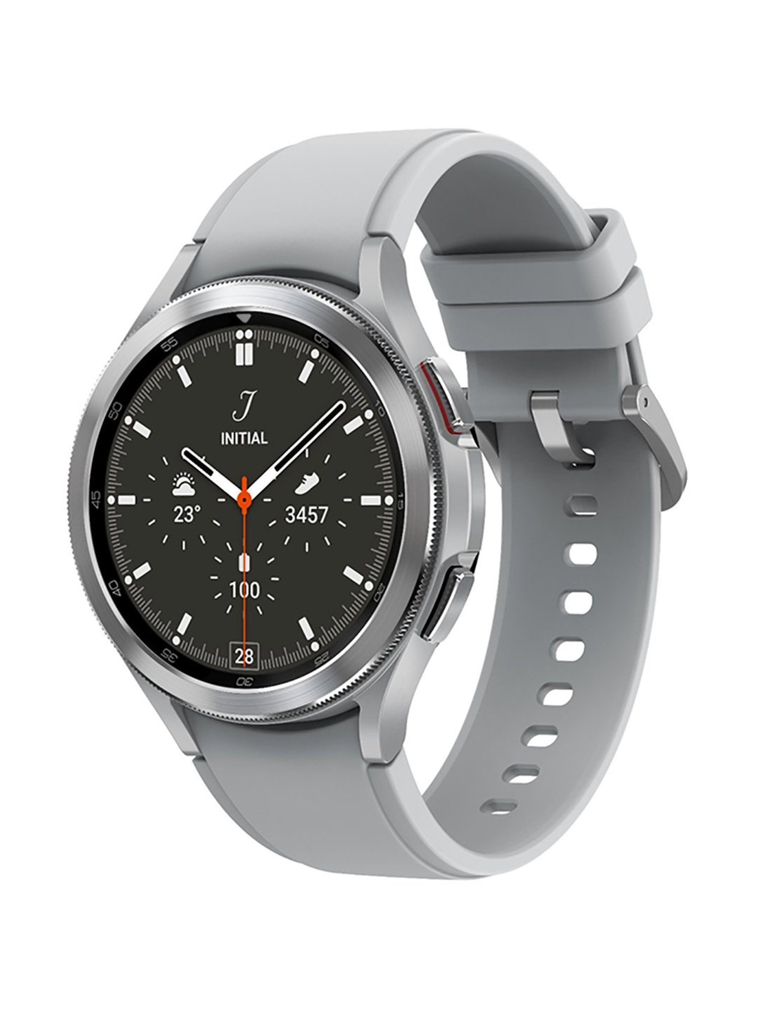 Samsung Galaxy Watch 4 Classic LTE 46mm SM-R895FZSAINU Smartwatch (Silver)