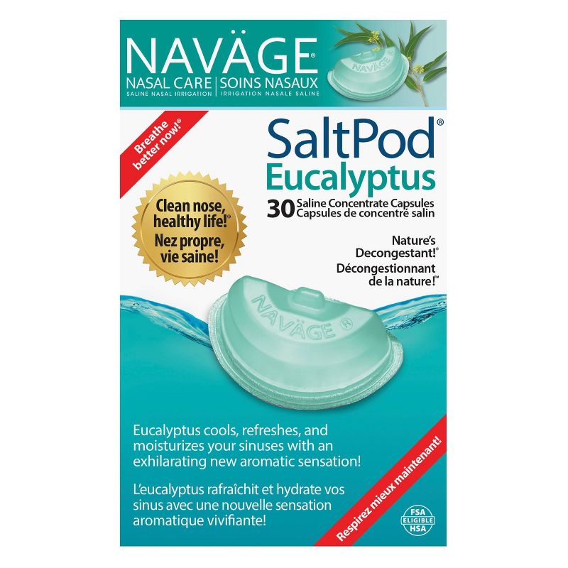 Navage Nasal Care Salt Pod - Eucalyptus - 30pk