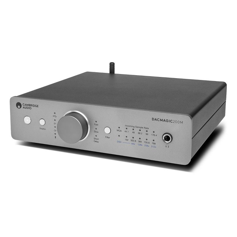Cambridge Audio DacMagic 200M Digital-to-Audio Converter and Preamplifier with Bluetooth aptX (Lunar Grey)