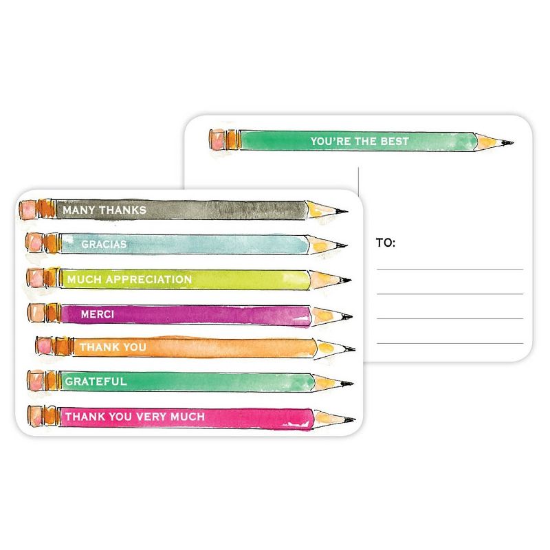 Post Cards - Thank You Pencils