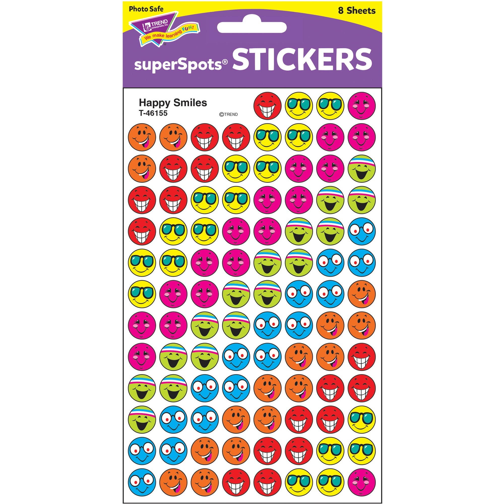 TREND ENTERPRISES INC. T-46155 HAPPY SMILES SUPERSPOTS