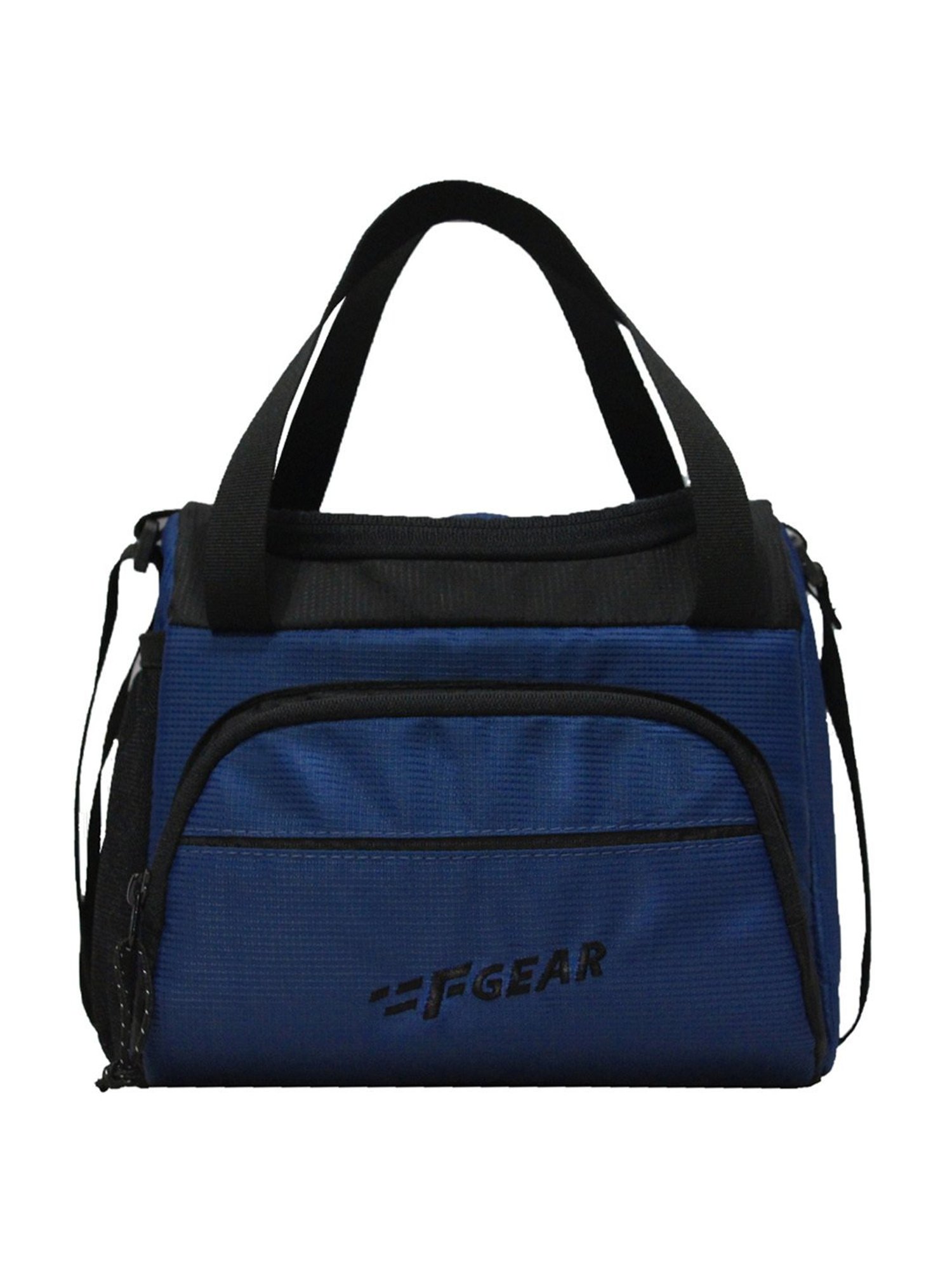 F Gear Yolo Navy Blue & Black Medium Lunch Bag