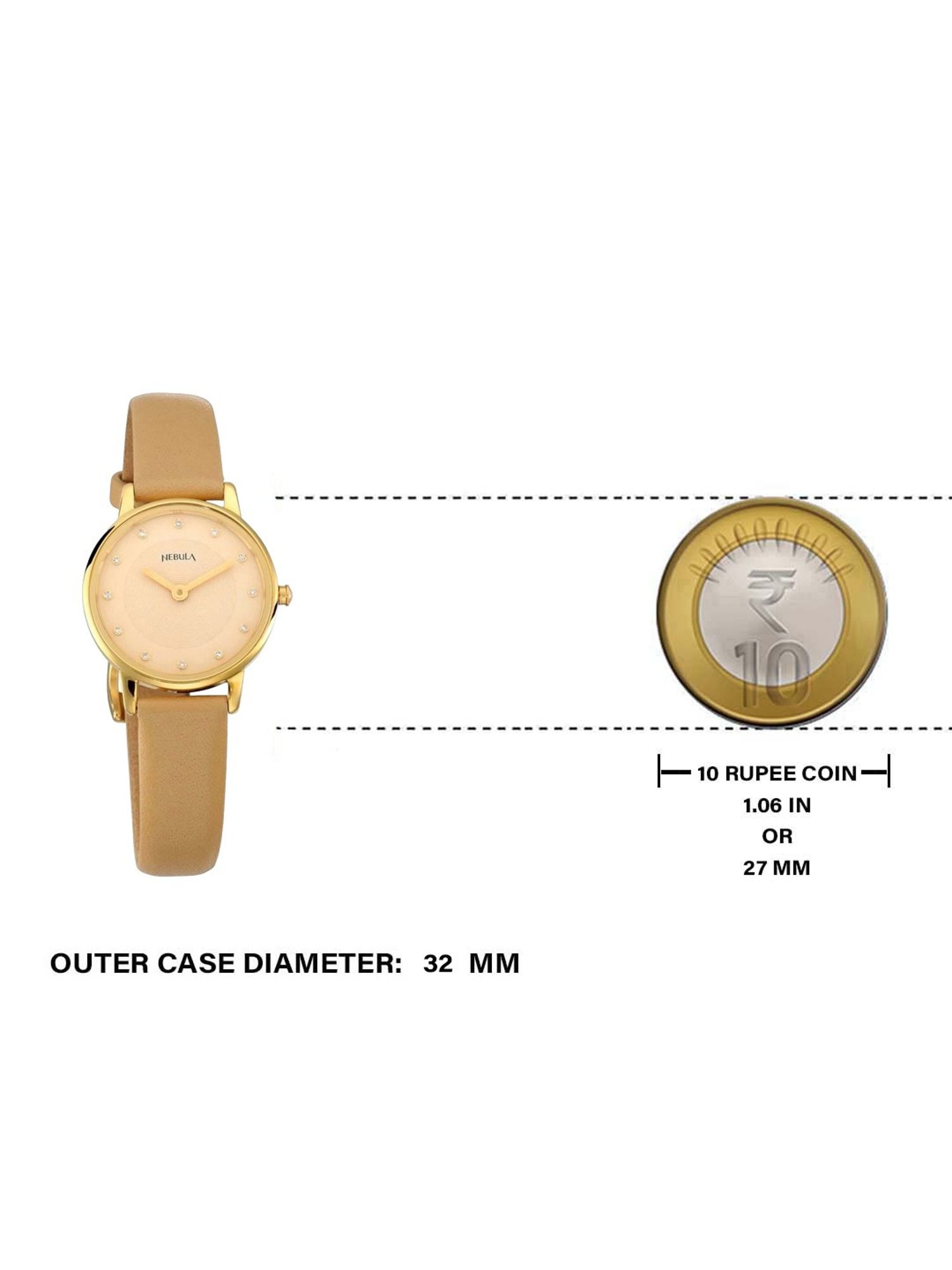 Nebula NN5572DL01 Lustre - 18 Karat Solid Gold Watch for Women