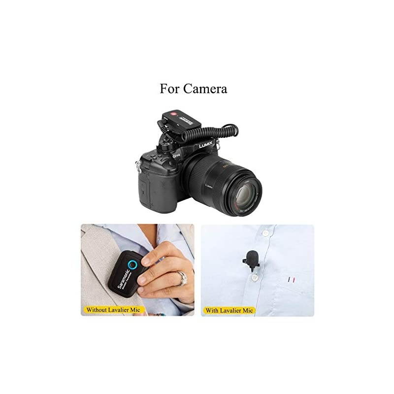 New 2.4GHz Wireless Microphone System for Camera Smartphones,  Blink500 Ultracompact Dual-channel Mic for DSLR, Mirrorless and Video Cameras, Mobile Devices Youtube Facebook Live (TRS & TRRS)