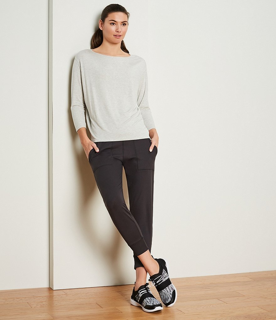 Kinesis 3/4 Sleeve Boat Neck Perfect Moisture Wicking Tee