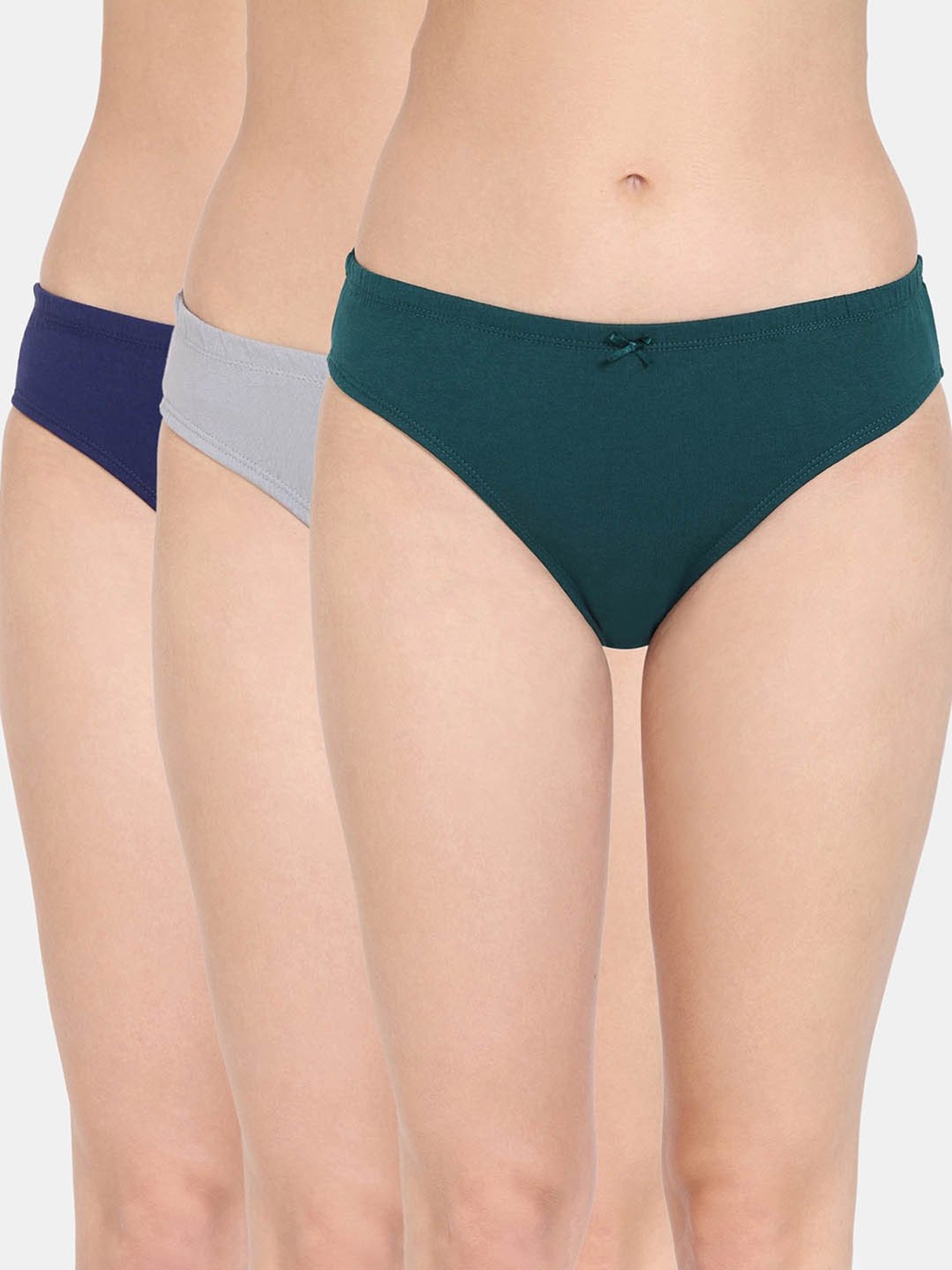 Rosaline by Zivame Assorted Bikini Panty - Pack of 3