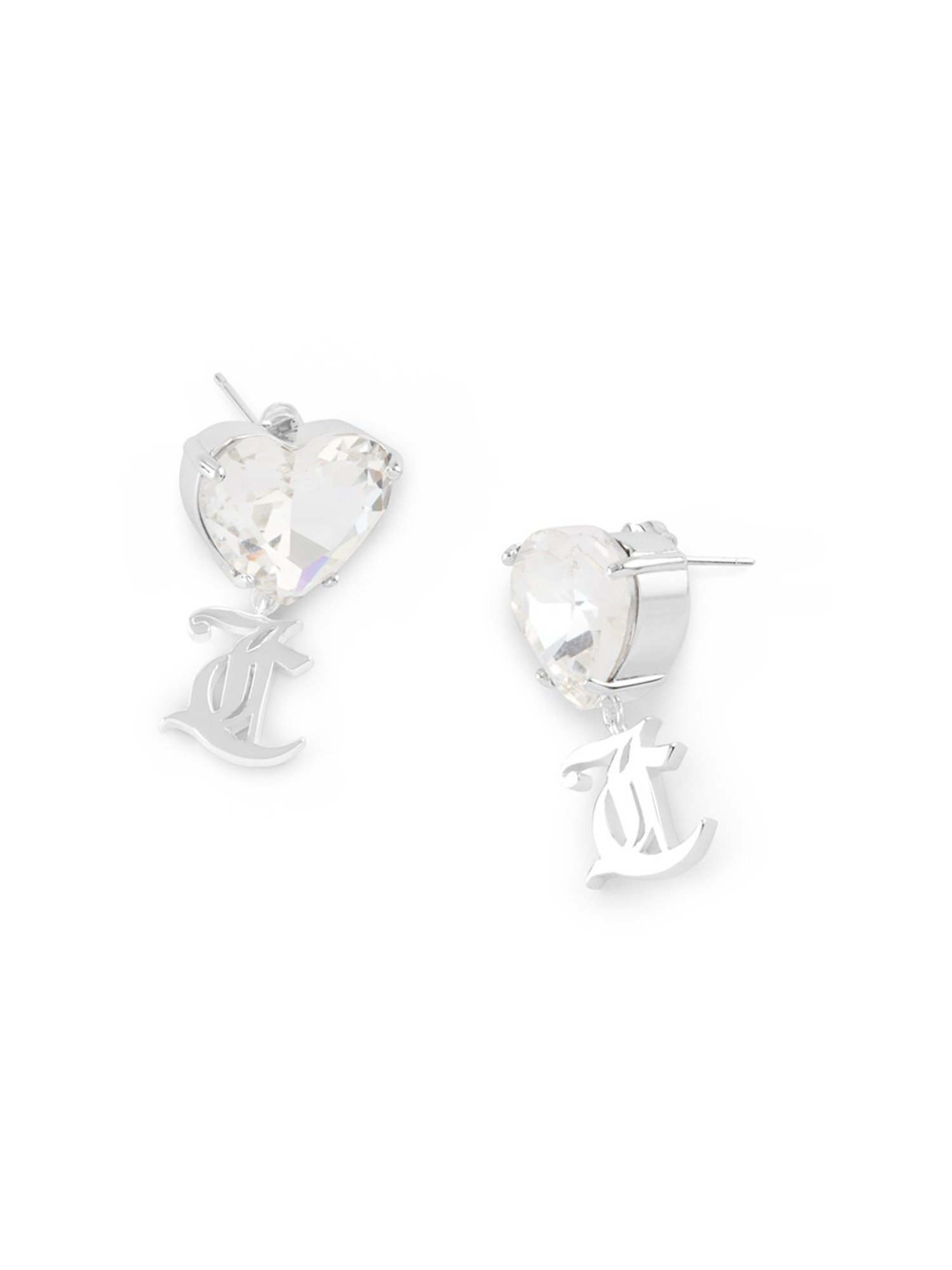 Juicy Couture Janette Silver Drop Earrings