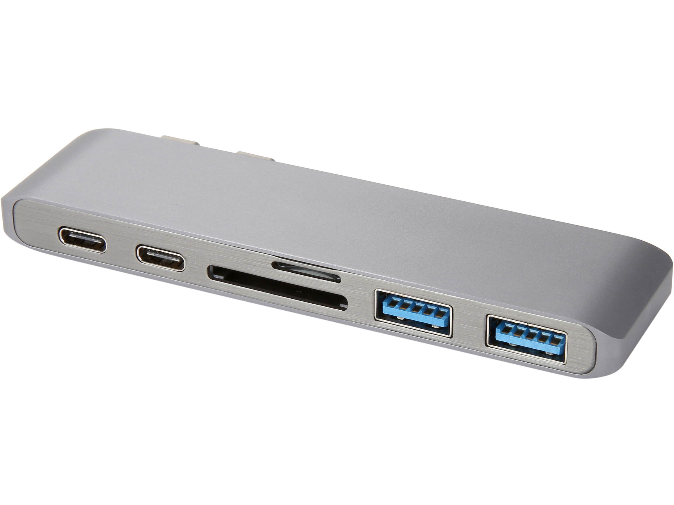 USB 3.0 Hub, Portable SuperSpeed 4 Port USB 3.0 Hub with Built-in Cable , USB Extension Multi-function USB Dock Hot Swapping Support for  Mac, PC, USB Flash Drives and Other Devices