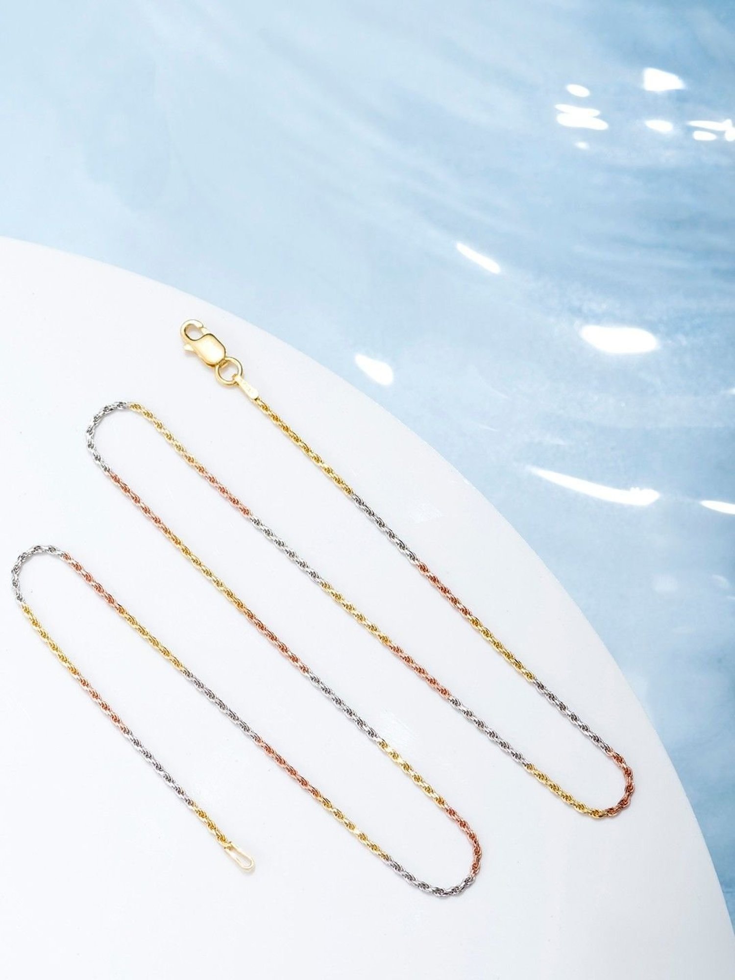 Zavya 92.5 Sterling Silver Rhodium-Plated Chain for Women