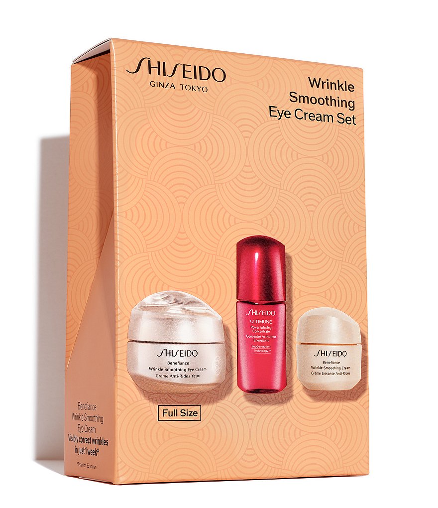 Shiseido Benefiance Wrinkle Smoothing Eye Cream 3-Piece Set