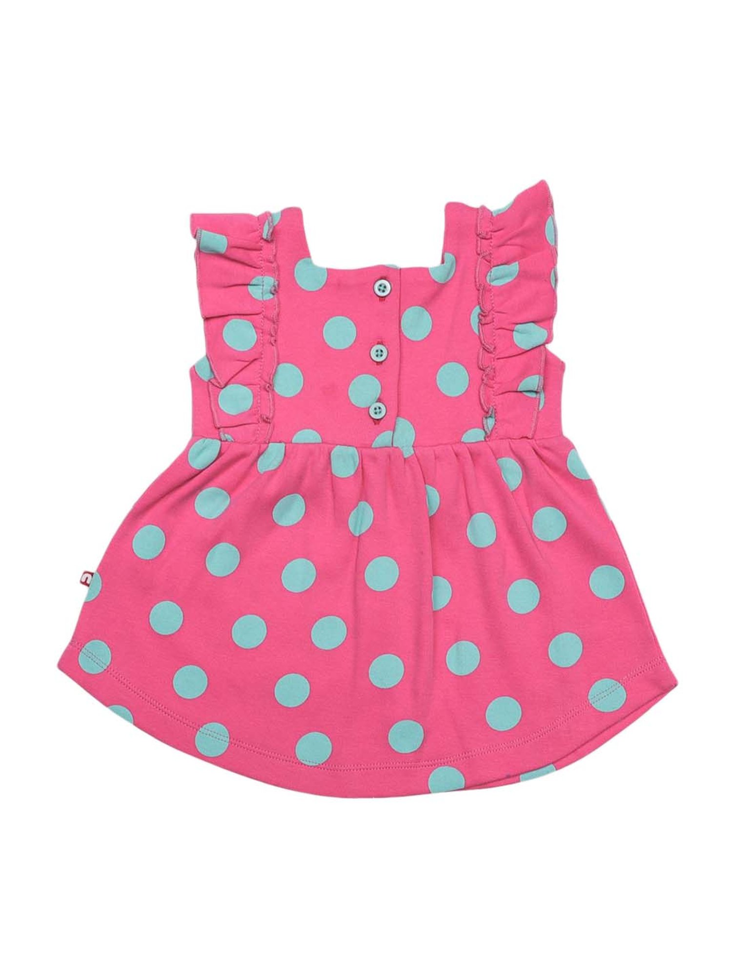 Nino Bambino Kids Multicolor Cotton Printed Dress