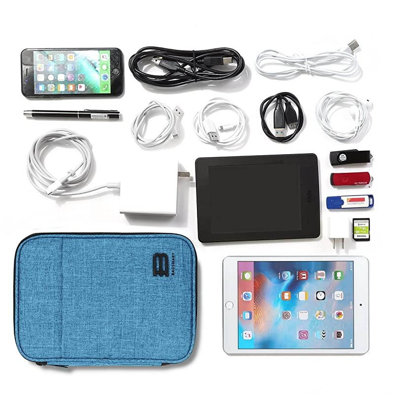 Electronic Organizer DoubleLayer Travel Cable Organizer Electronics Accessories Cases for Cables iPhone Kindle USB