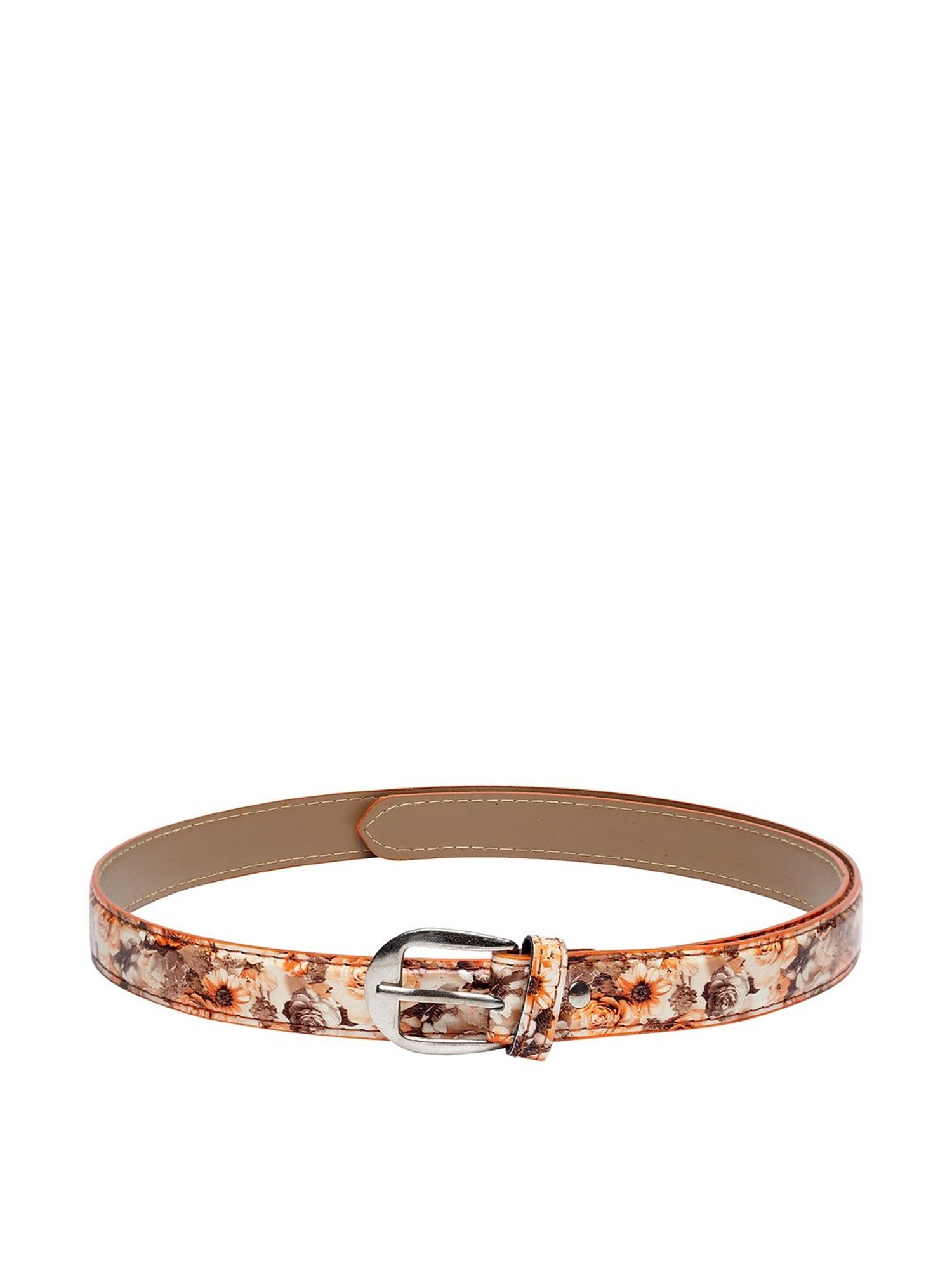 Apsis Orange PU Waist Belt for Women