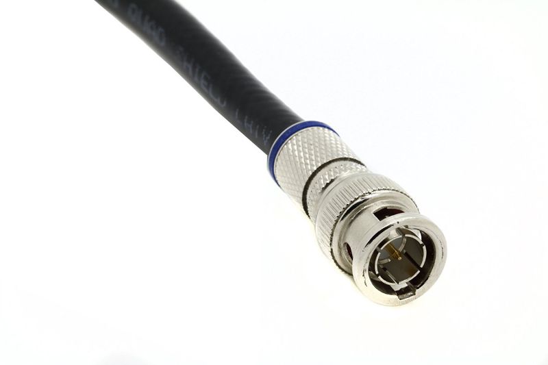 RiteAV - 200FT BNC Video Cable HD/SDI Digital Video - 75 Ohm (Indoor & Outdoor Rated) - Compression Connectors