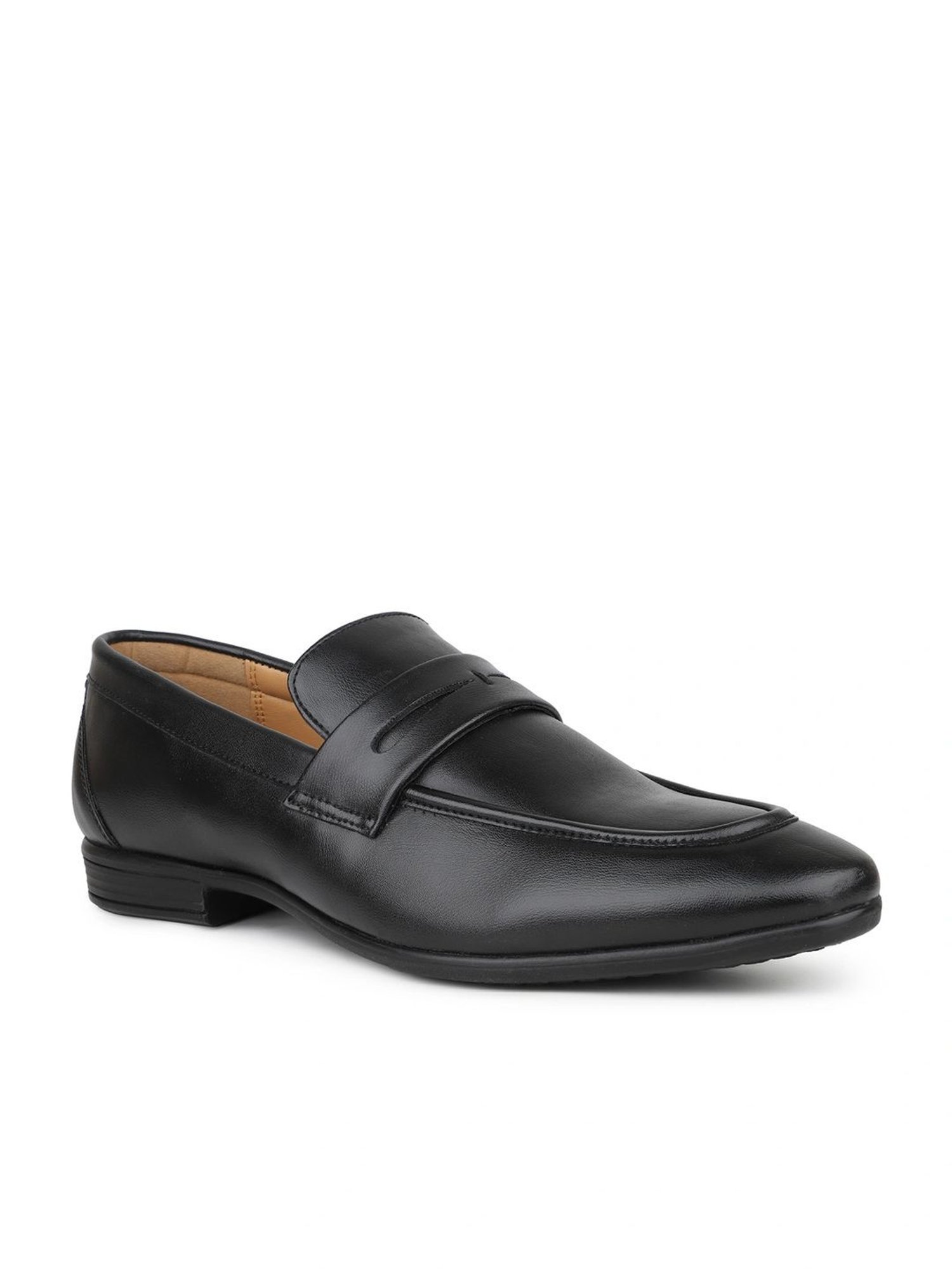 Privo by Inc.5 Men's Black Formal Loafers