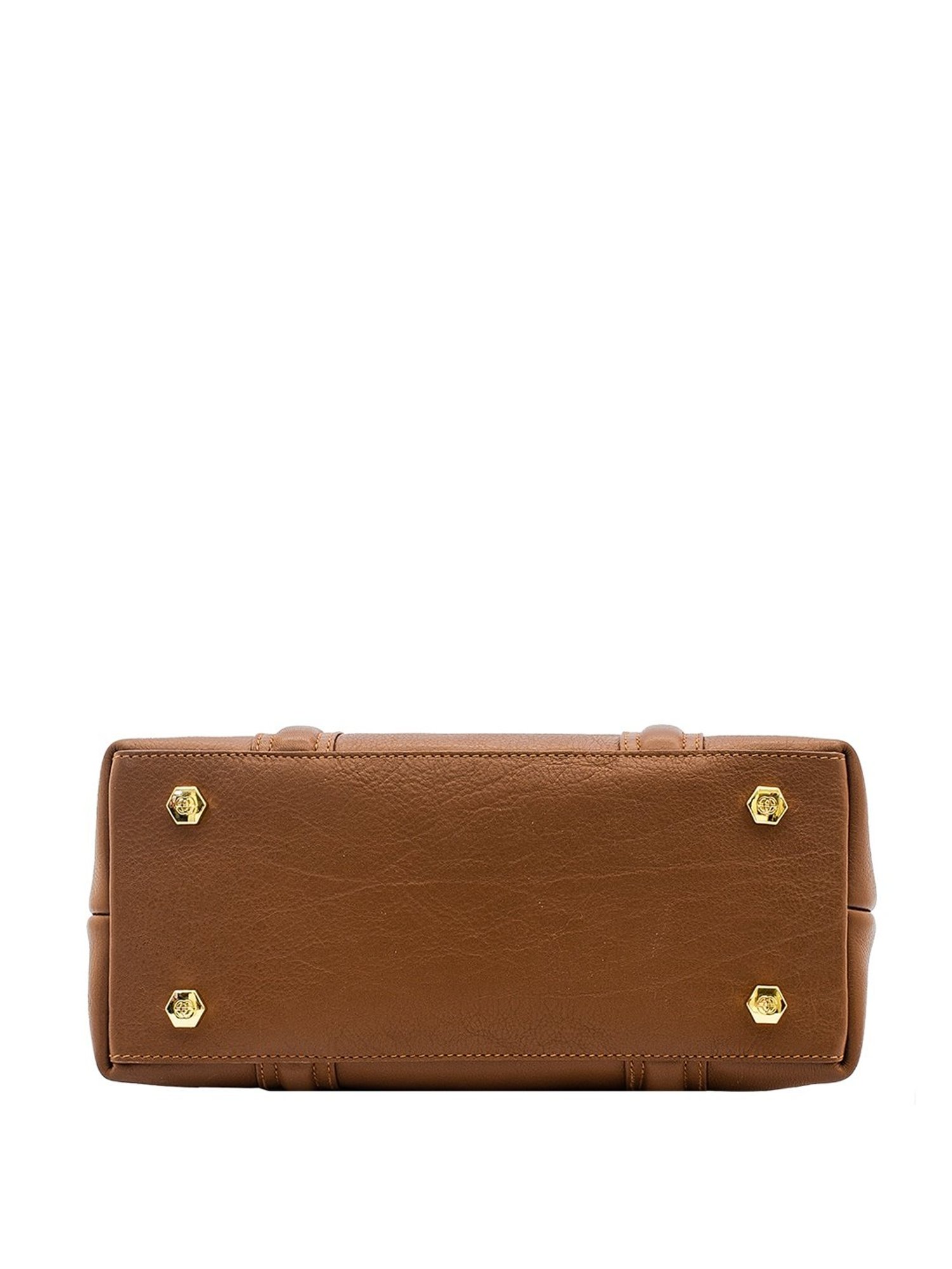 EskeTan Textured Medium Handbag