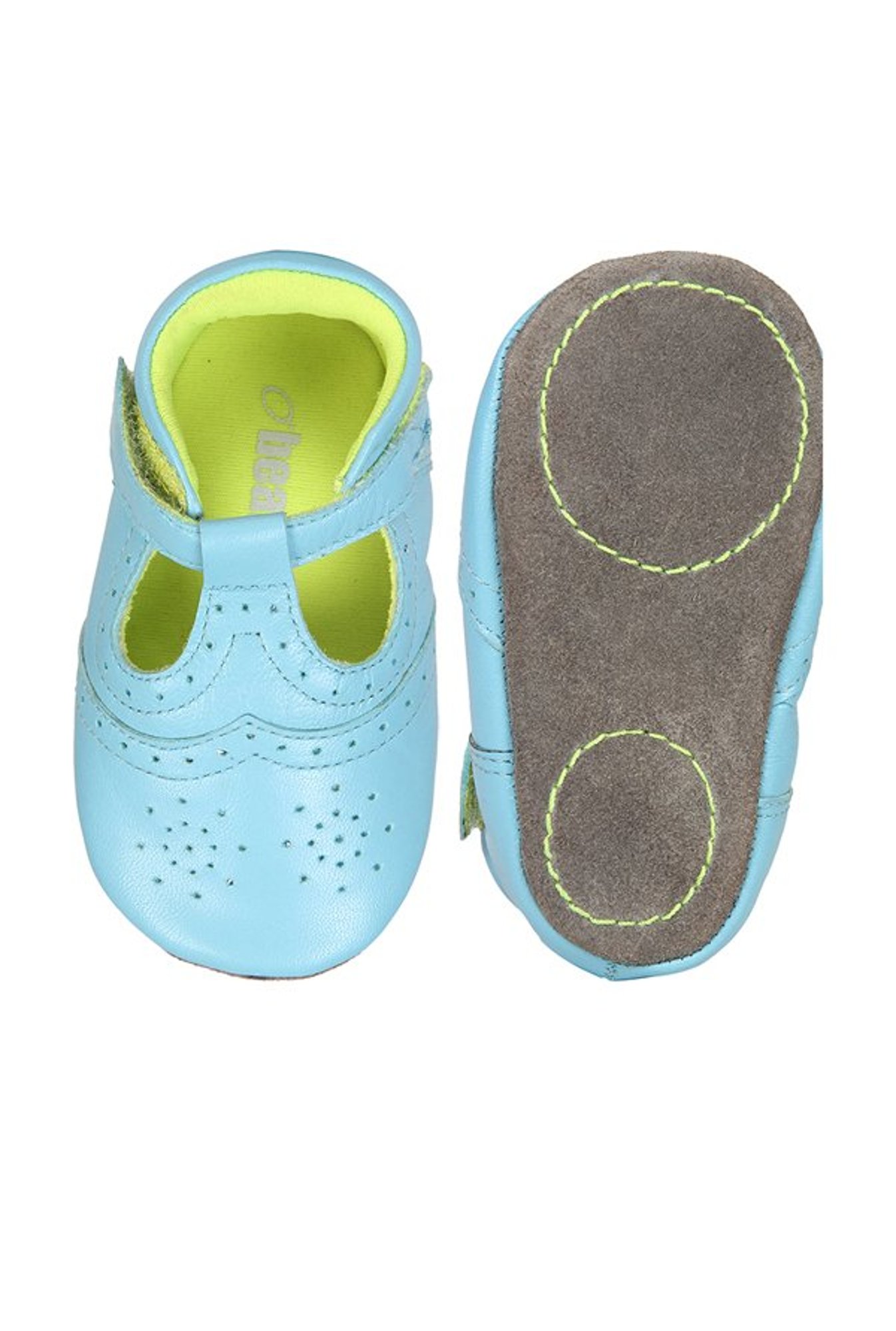 Beanz Kids Angel Pramy Blue Velcro Shoes