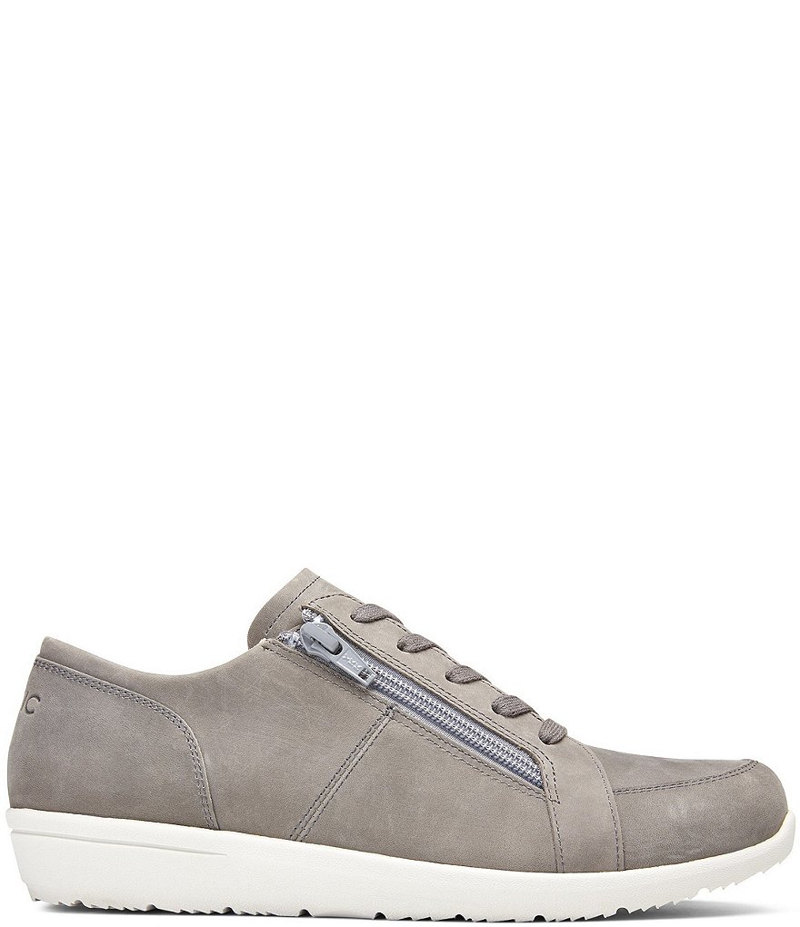 Vionic Abigail Suede Textile Lace-Up Sneakers