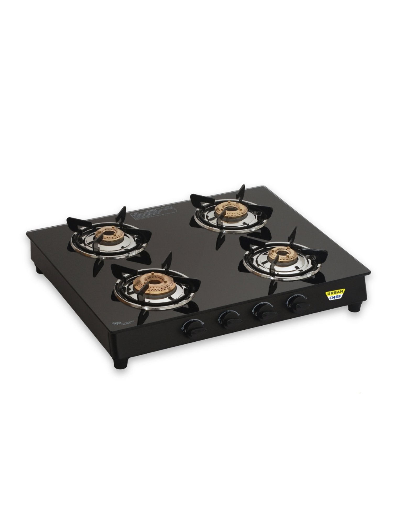 Urban Chef Gas Stove with 4 burners ( Black )