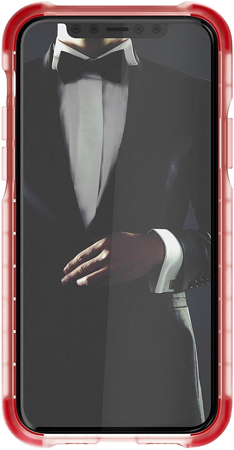 Ghostek Covert Clear iPhone 11 Pro Max Case with Super Slim Fit Design and Grip Bumper Shockproof Heavy Duty Protection Wireless Charging Compatible for 2019 iPhone 11 Pro Max (6.5 Inch) - (Clear)