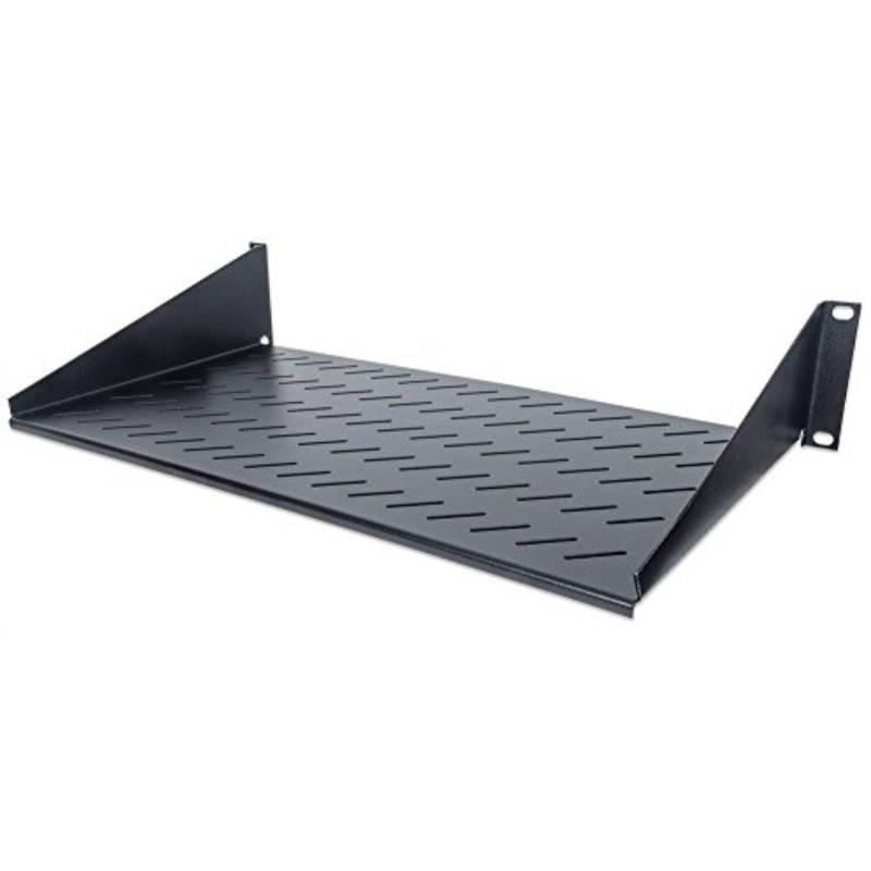Intellinet 712507 Universal 19 Inch Cantilever Shelf For Racks Or Cabinets, 2U, 2-Poin