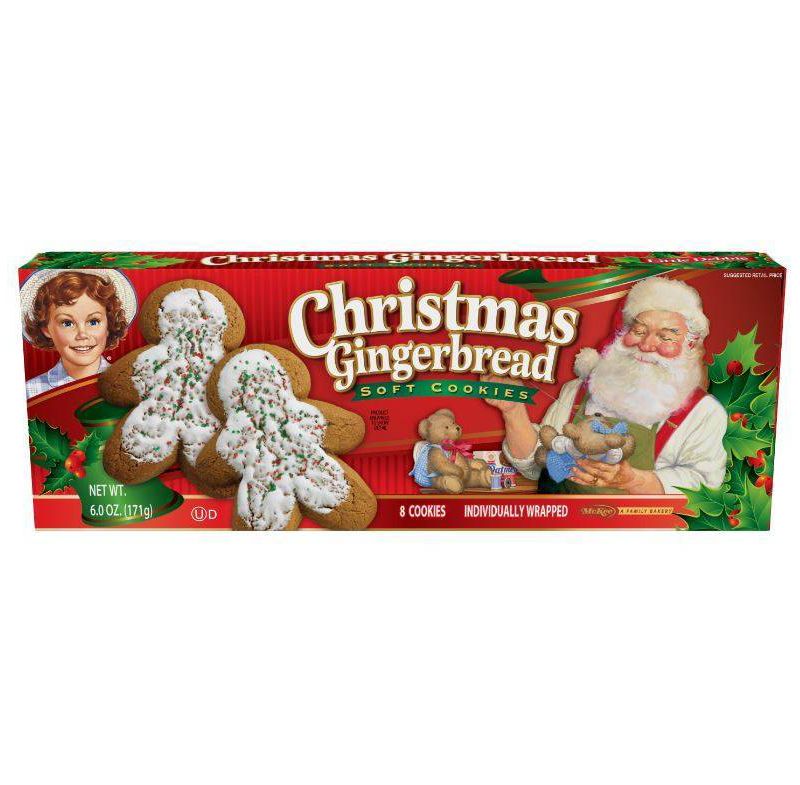 Little Debbie Christmas Gingerbread Cookies - 6oz