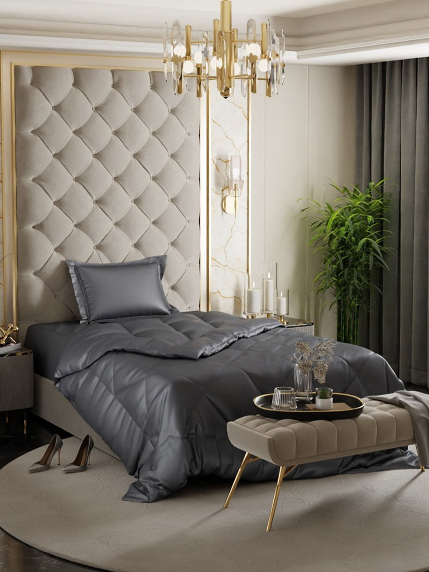 Stoa Paris Day Night Collection Twilight Embrace Polyester 150 GSM Comforter