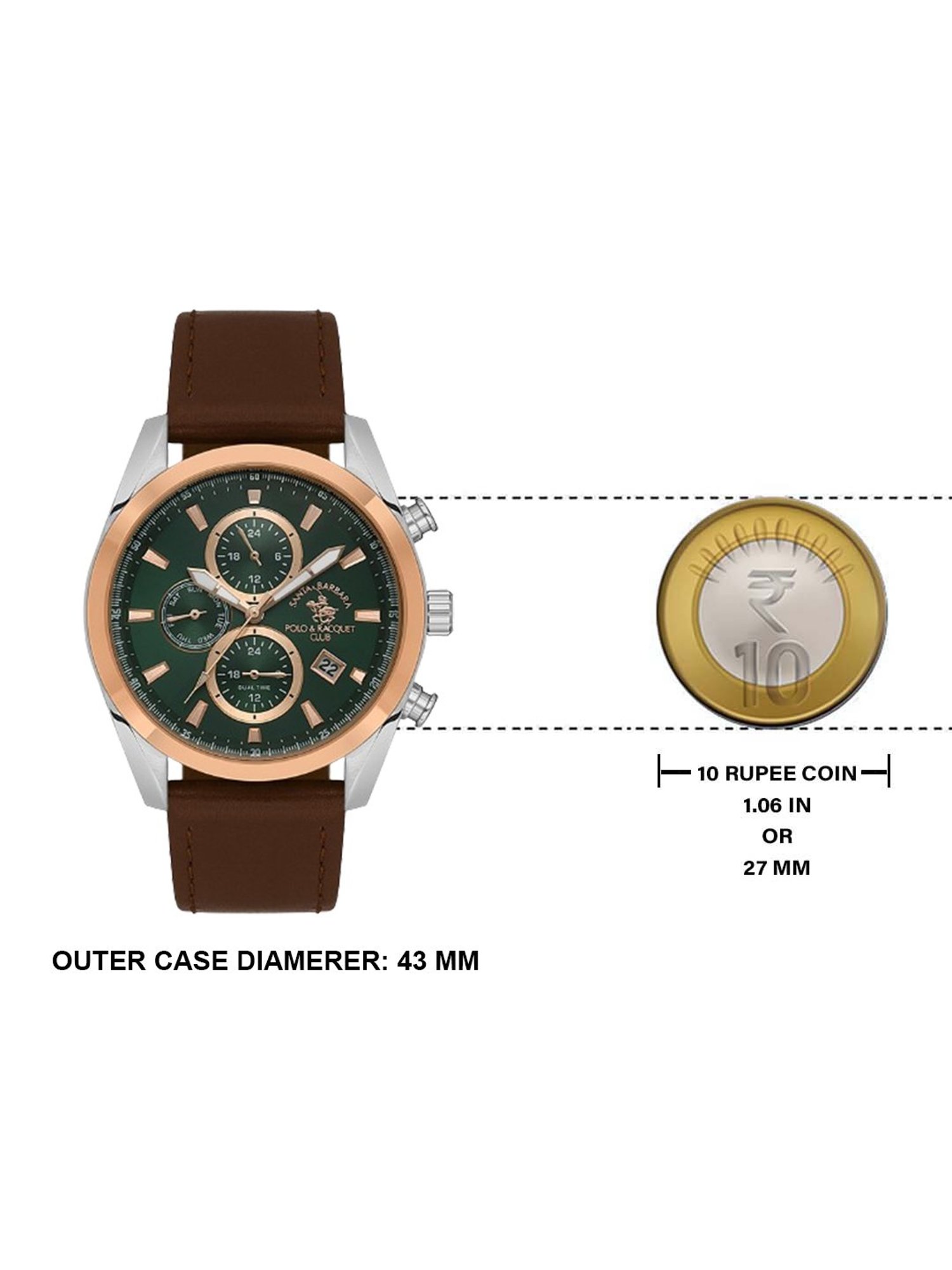 Santa Barbara Polo & Racquet Club SB.1.10515-4 Chronograph Watch for Men