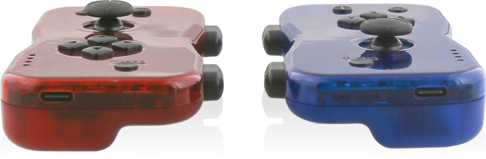 Nyko Dualies ? Pair of Motion Controllers with Included USB Type-C Charging Cable, Joy-Con Alternative for Nintendo Switch Red/Blue