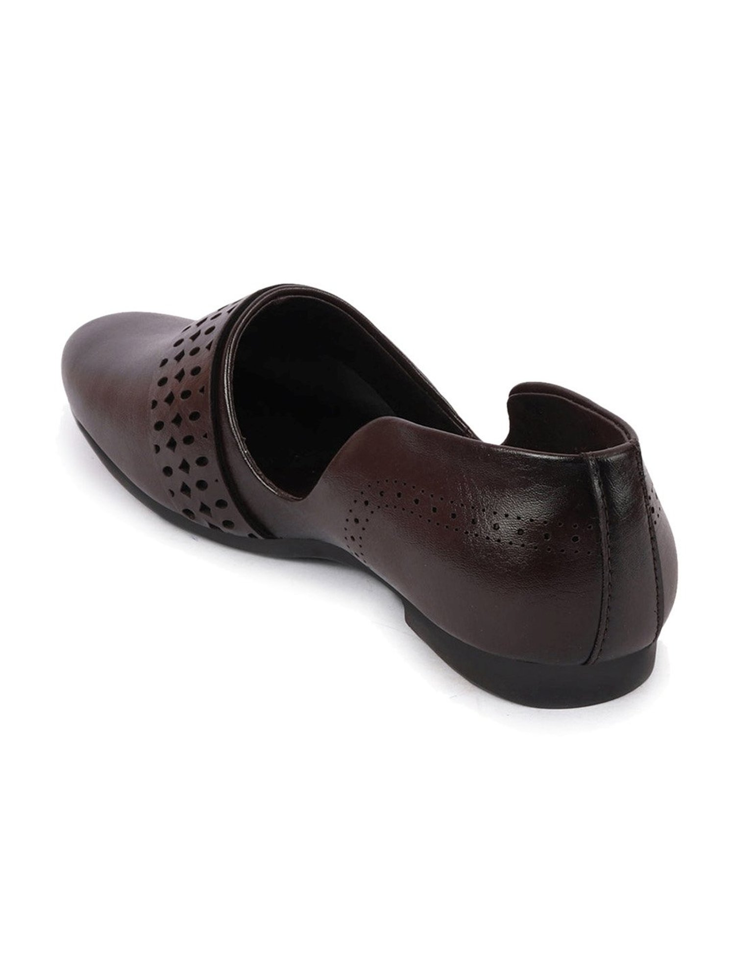 Walkway Men's Black Ethnic Juttis