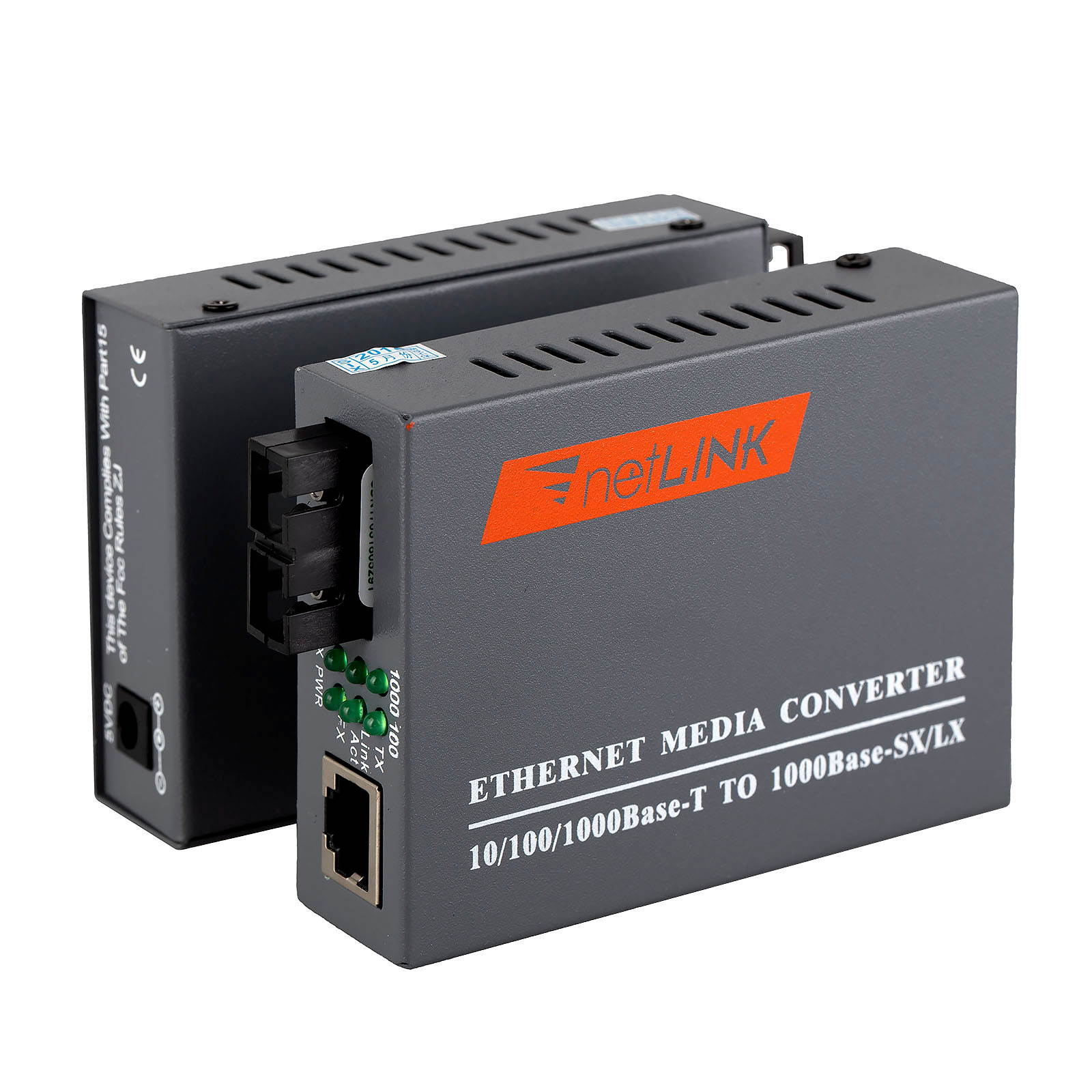 Gigabit LAN Network 1000Mbps to SC Duplex Fiber Optical Media Converter