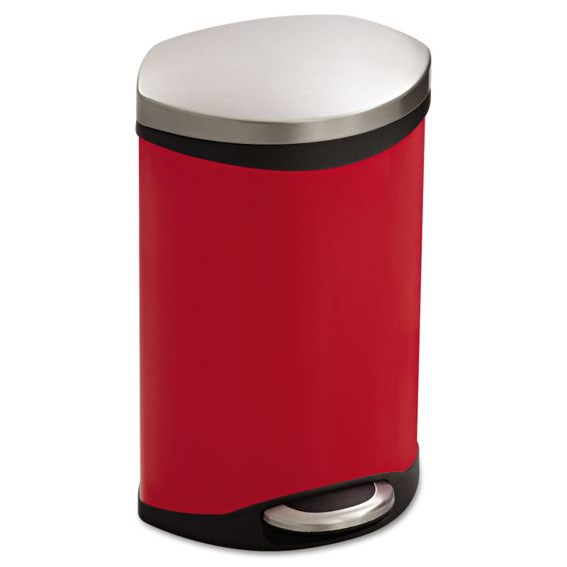 Safco At-Your-Disposal Recycling Center Polyethylene Three 28gal Bins Black 9798BL