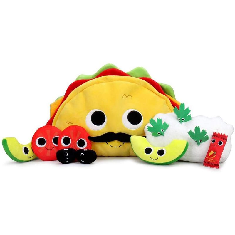 Kidrobot Yummy World XL Victorio Veggie Taco Plush Set