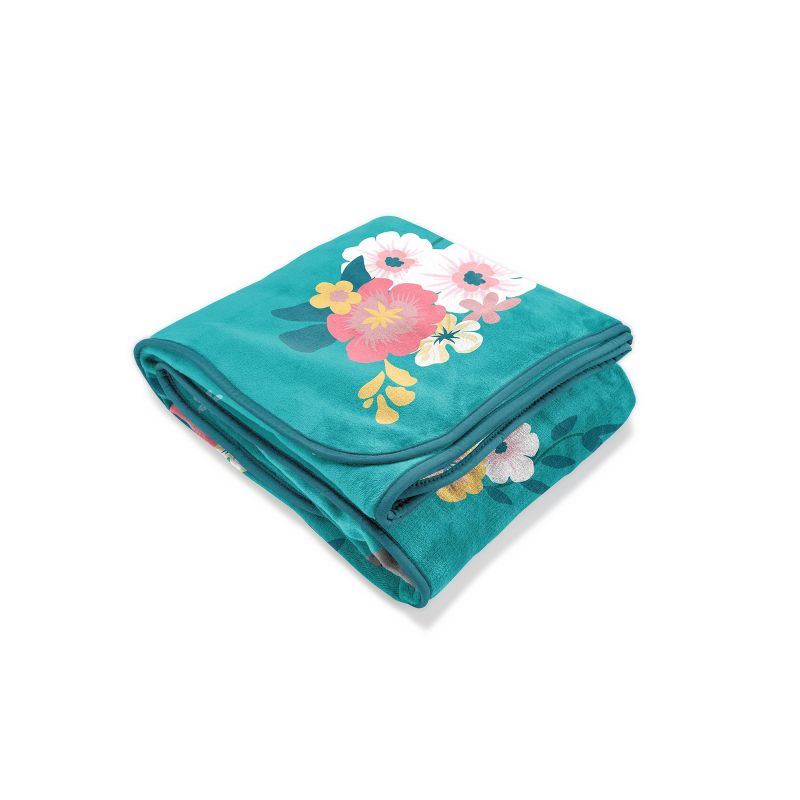 62"x90" To All the Boys I've Loved Before Laura Floral Blanket