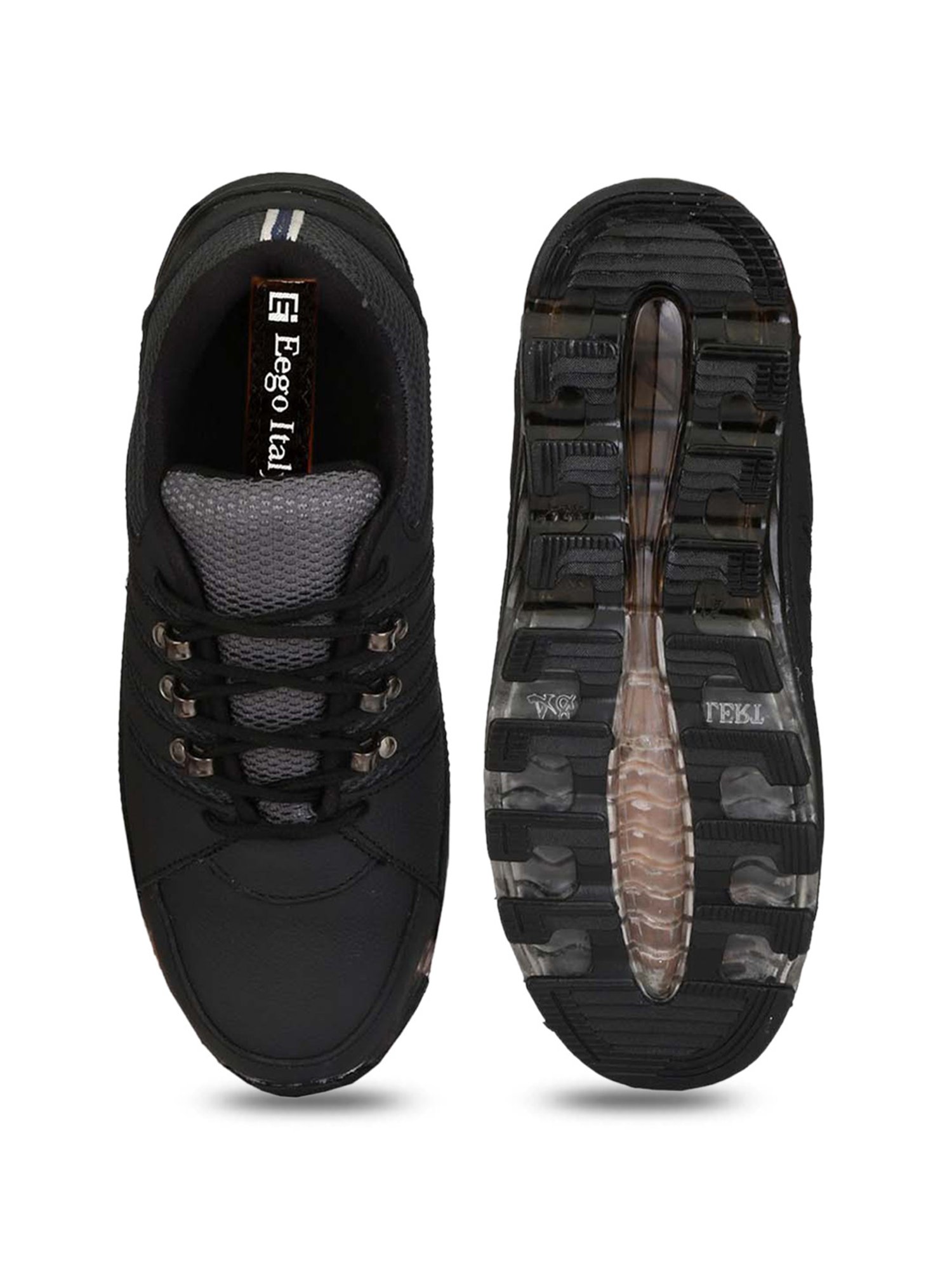 Eego Italy Men's Black Running Shoes