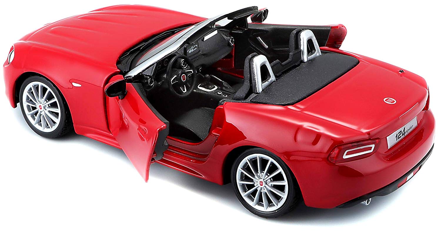 Fiat Grande Punto Abarth White 1/24 Diecast Car Model by Motormax