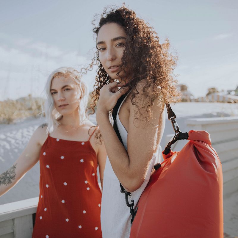 IceMule 1005 Classic Collapsible Portable Soft Sided Roll Top 15 Liter 12 Can Lightweight Insulated Waterproof Leak Proof Backpack Cooler Sling Bag